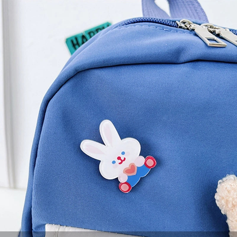 Cute Bear Toy School Bag for Kids