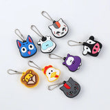Cartoon Cat LED Key Cover Soft Silicone Protective Case Holder Key Chain