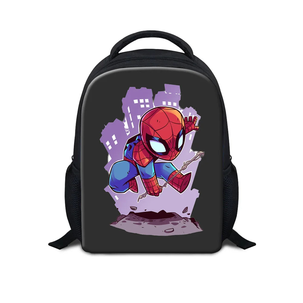 Boys Spider Kindergarten Backpack Schoolbags Book Bag Mochilas
