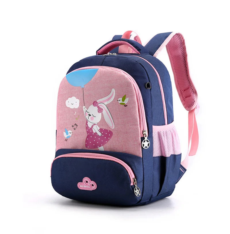 Cartoon Kids School Bags Boys Girls Lightweight Waterproof Backpack