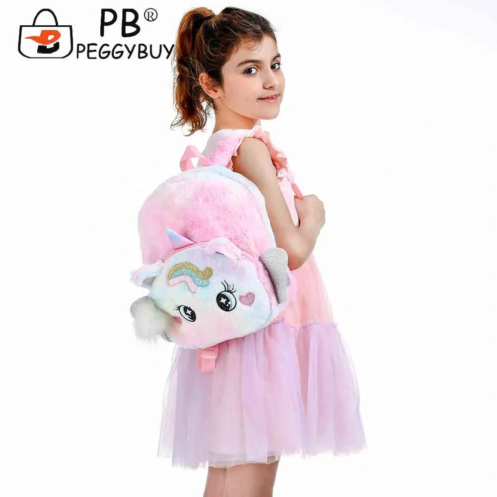 Cartoon Pony Backpack for Girls School Bookbag