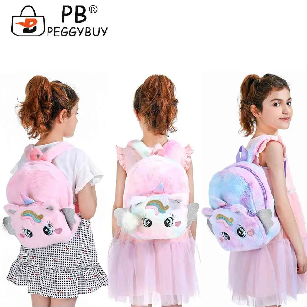 Cartoon Pony Backpack for Girls School Bookbag