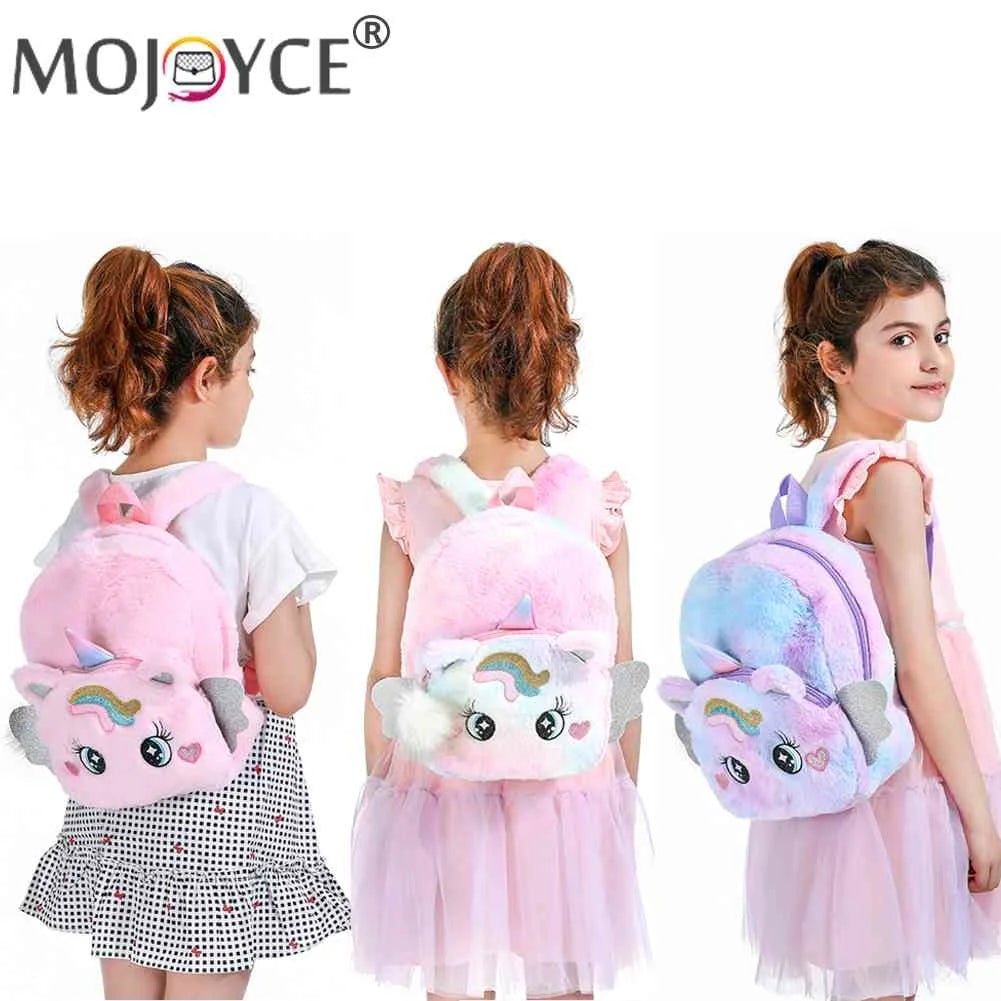 Cartoon Pony Backpack for Girls, School Bag