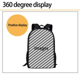 Dinosaur School Bags Boys Girls Bookbag College Backpacks Kids Kindergarten