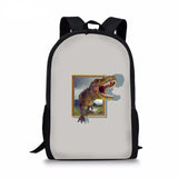 Dinosaur School Bags Boys Girls Bookbag College Backpacks Kids Kindergarten