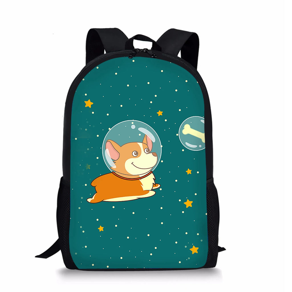 Cartoon Dog School Bags Backpack for Kids