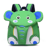 Cartoon Elephant Shoulder Bag Kindergarten Schoolbag Backpack For Kids