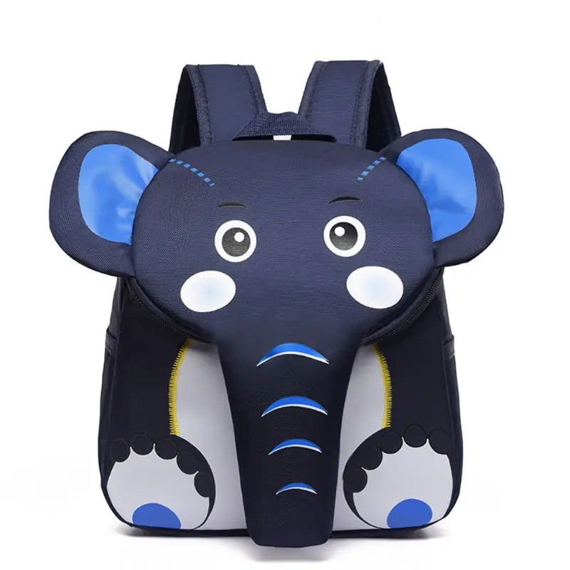 Cartoon Elephant Shoulder Bag Kindergarten Schoolbag Backpack For Kids