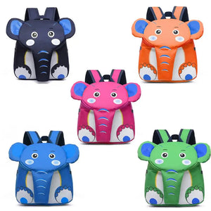 Cartoon Elephant Shoulder Bag for Kids