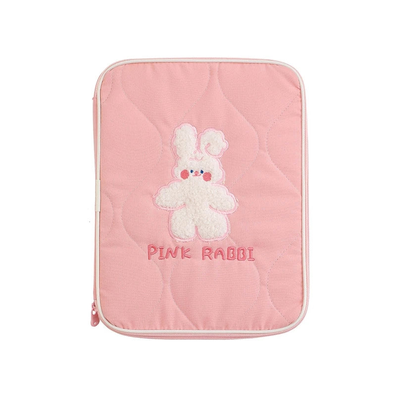 Cartoon Embroidery Pouch for 13in 11in 10.5in 10.2in Tablet