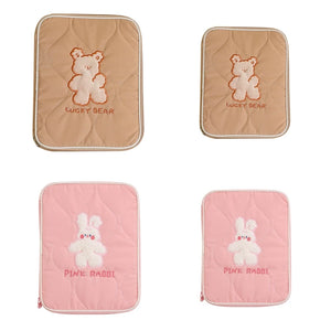 Cartoon Embroidery Pouch for 13in 11in 10.5in 10.2in Tablet