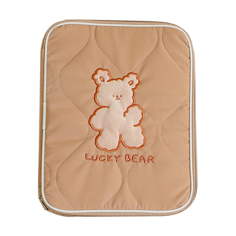 Cartoon Embroidery Pouch for 13in 11in 10.5in 10.2in Tablet