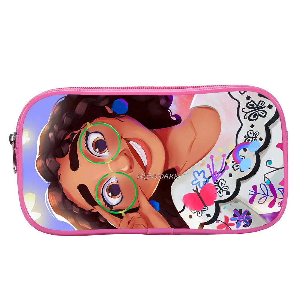 Cartoon Encanto Wallet Mirabel Madrigal Anime Princess Pencil Case