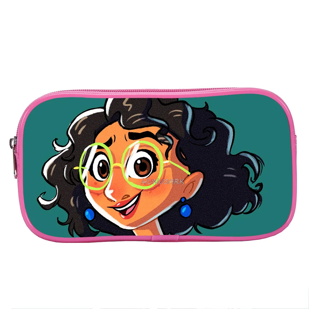 Cartoon Encanto Wallet Mirabel Madrigal Anime Princess Pencil Case