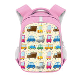 Cartoon Excavator Tractor Fire Truck Backpack for Kids