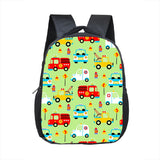 Cartoon Firetruck Excavator Tractor Backpack for Kids