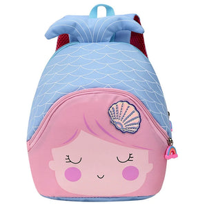 Cartoon Fish School Bag Student Schoolbag Girls Lovely Backpack Mochila Kinder
