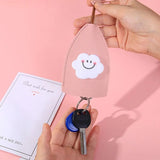 Cartoon Fruits Rainbow Pattern PU Leather Key Wallets