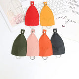 Cartoon Fruits Rainbow Pattern PU Leather Key Wallets