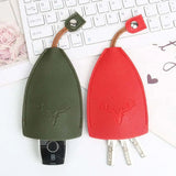 Cartoon Fruits Rainbow Pattern PU Leather Key Wallets