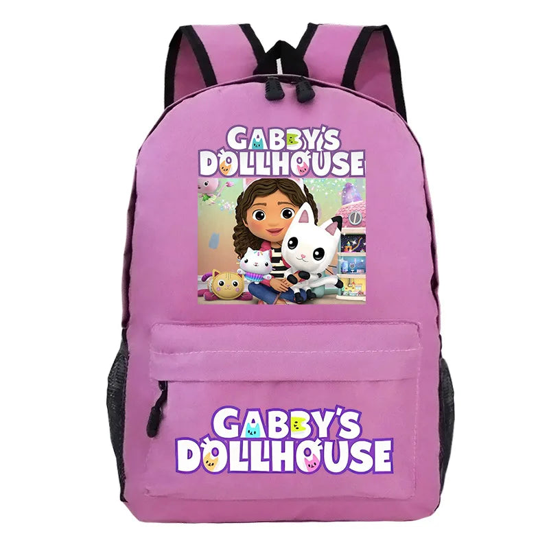 Cartoon Gabby Dollhouse Backpack Back to School