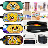Cartoon Game Cosmetic Case Kids Pencil Box Large Capacity Stationery Bag