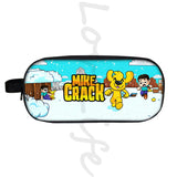 Cartoon Game Cosmetic Case Kids Pencil Box Large Capacity Stationery Bag