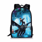 Cartoon Game Student School Bags Large Capacity Children's School Backpack The-I