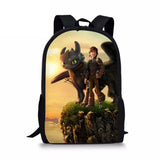 Cartoon Game Student School Bags Large Capacity Children's School Backpack The-I