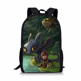 Cartoon Game Student School Bags Large Capacity Children's School Backpack The-I
