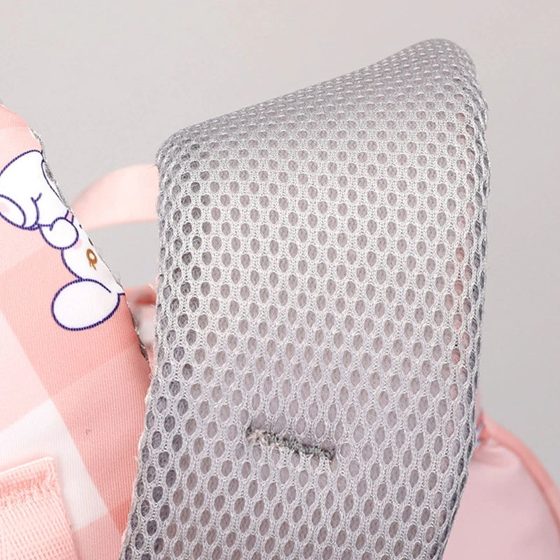 Cartoon Girl Primary School Backpack Rabbit Bear Bookbag Anti-Theft