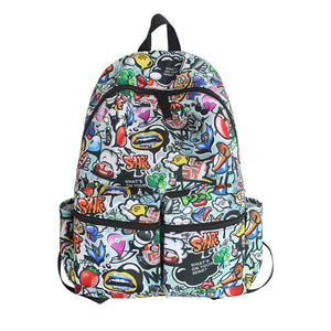 Cartoon Girl School Backpack Large Capacity Waterproof Bookbag