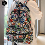 Cartoon Girl School Backpack Large Capacity Waterproof Bookbag
