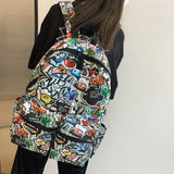 Cartoon Girl School Backpack Large Capacity Waterproof Bookbag