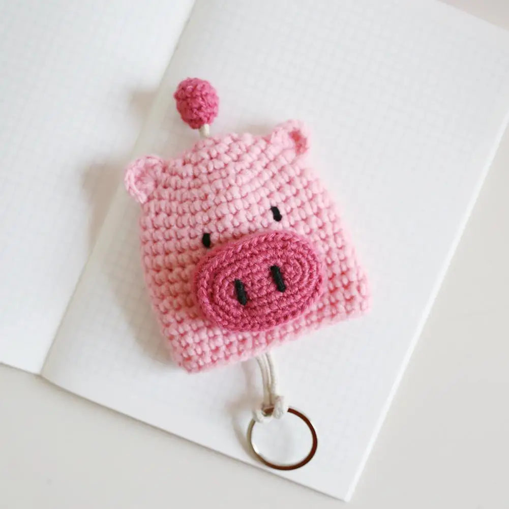 Flower Pig Cartoon Key Organizer Key Pouch