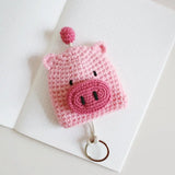 Flower Pig Cartoon Key Organizer Key Pouch