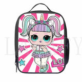 Cartoon LOL Doll Insulated Lunch Bag for Women Kids