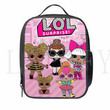 Cartoon LOL Doll Insulated Lunch Bag for Women Kids