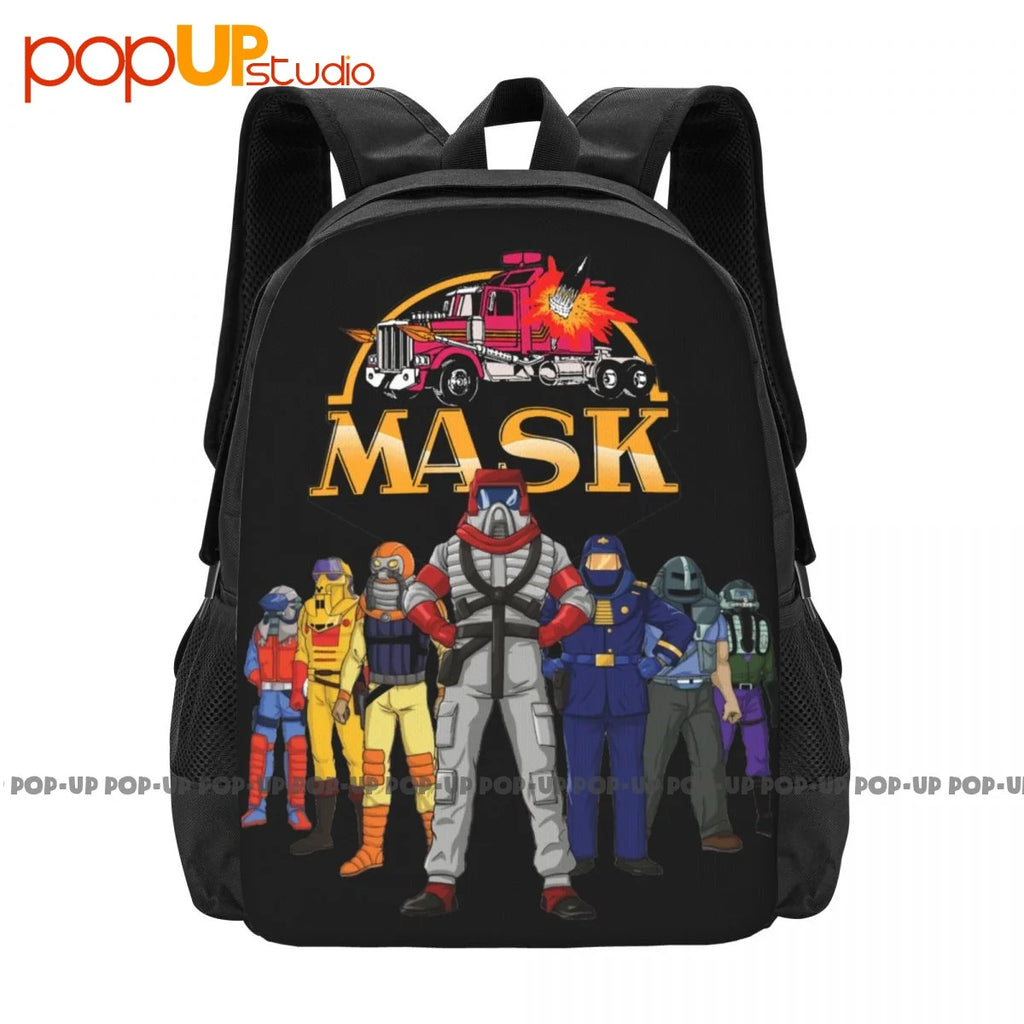 Cartoon M.A.S.K Tv Series Backpack Large Capacity