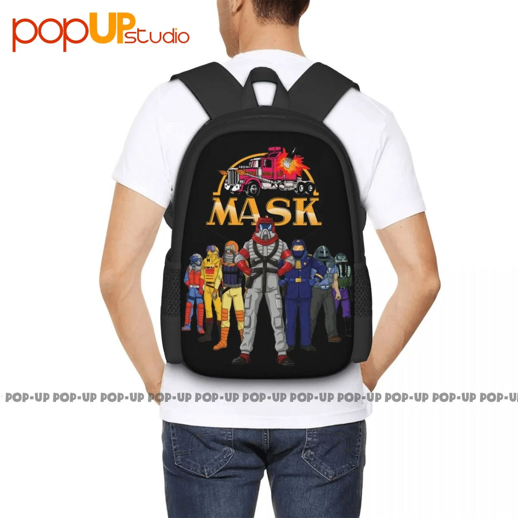 Cartoon M.A.S.K Tv Series Backpack Large Capacity