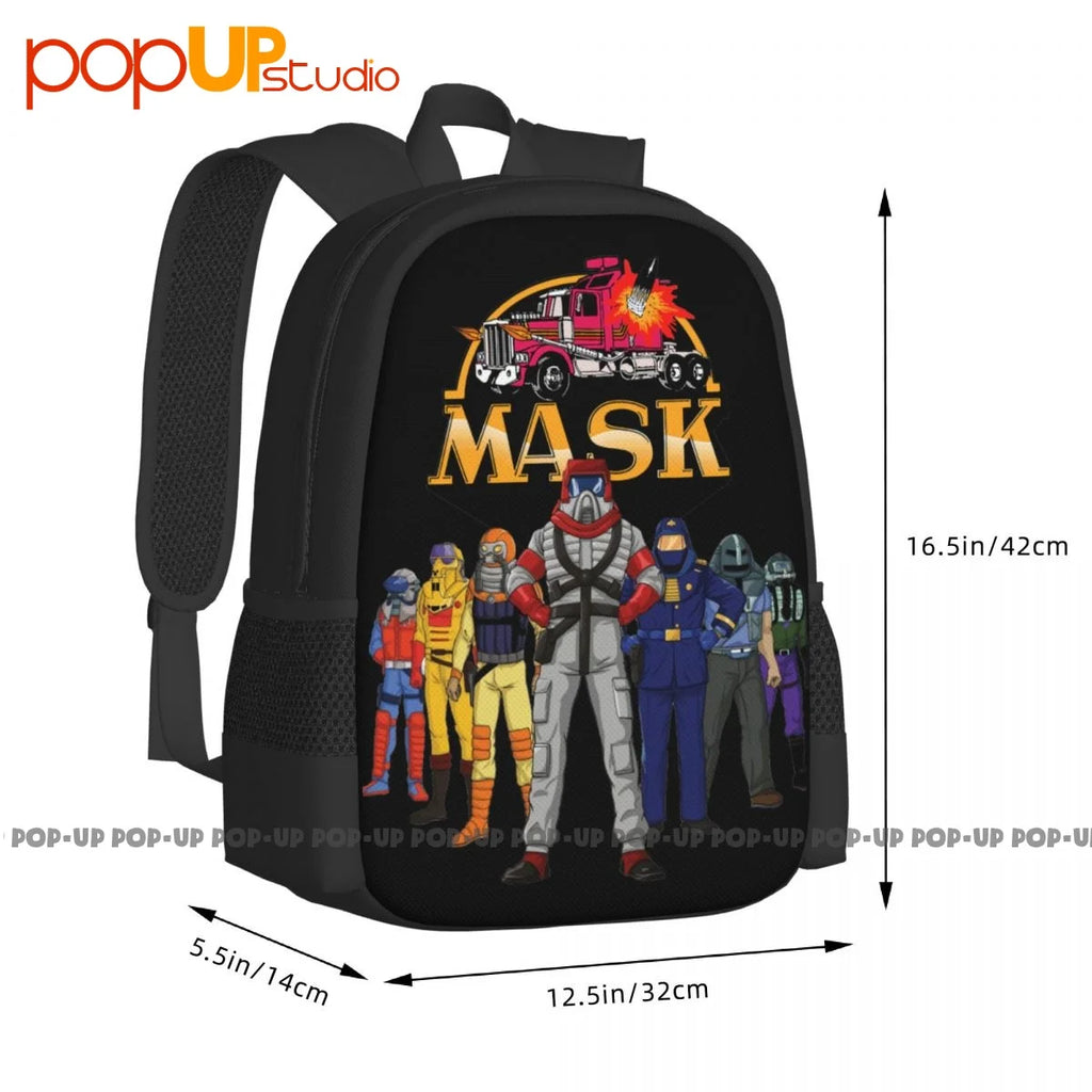 Cartoon M.A.S.K Tv Series Backpack Large Capacity