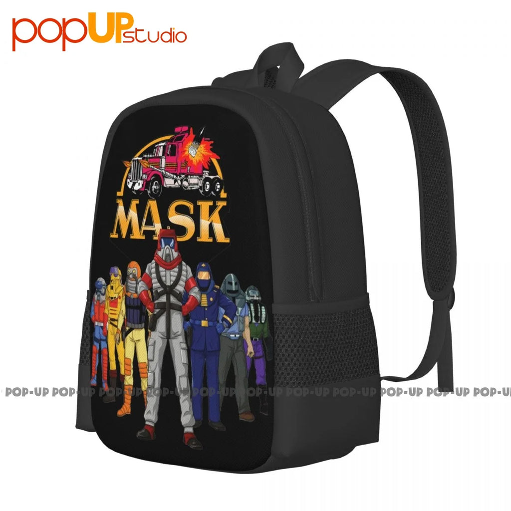 Cartoon M.A.S.K Tv Series Backpack Large Capacity
