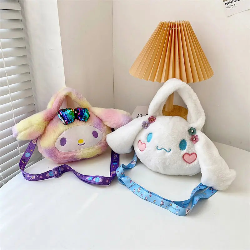 Cartoon Melody Plush Cinnamoroll Bag