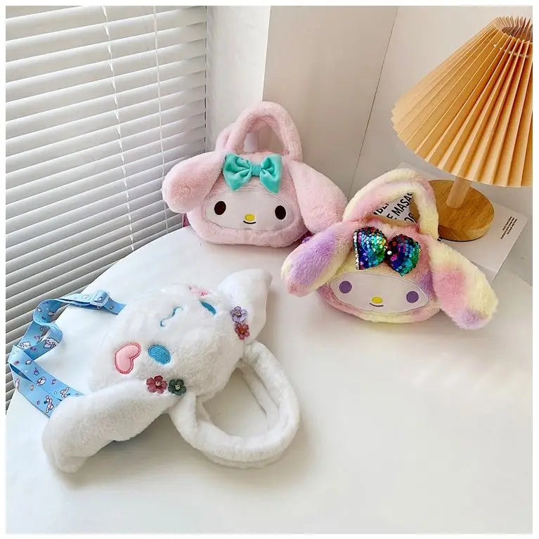 Cartoon Melody Plush Cinnamoroll Bag