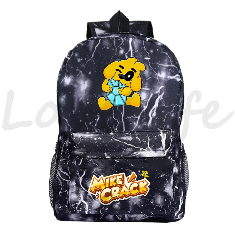 Cartoon Mikecrack School Backpack for Students