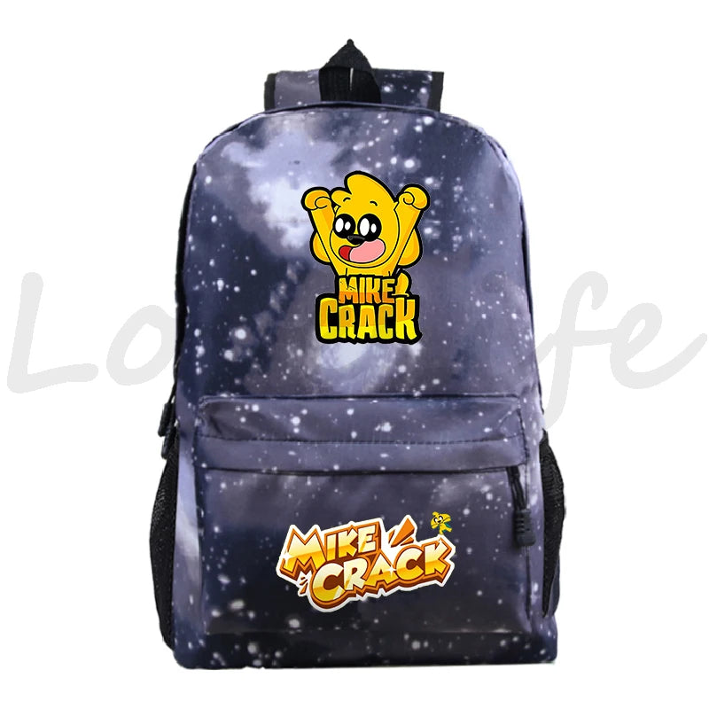 Cartoon Mikecrack School Backpack for Students