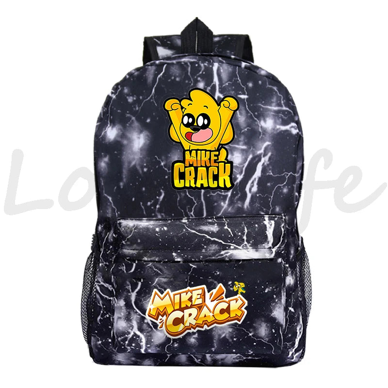 Cartoon Mikecrack School Backpack for Students