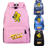 Cartoon Mikecrack School Backpack for Students