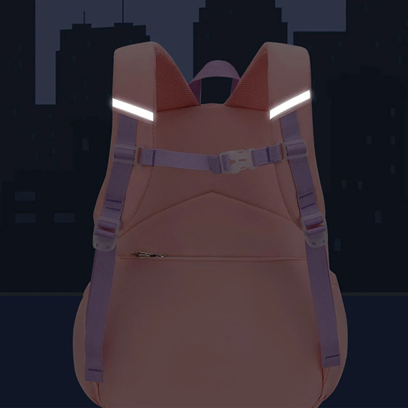 Nylon Anti-theft Backpack for Girls Student