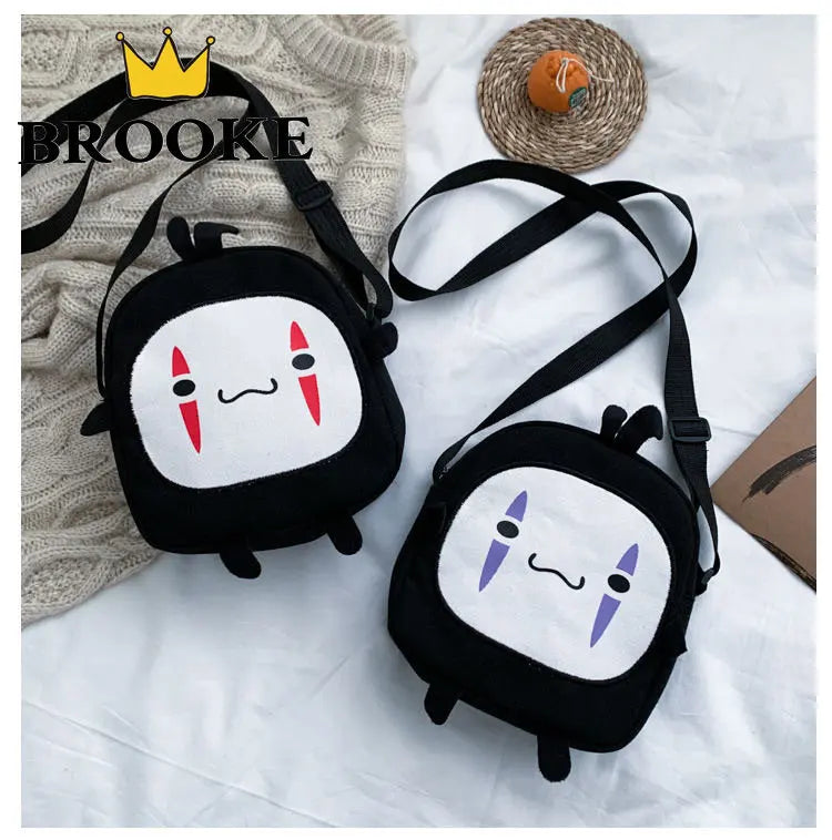 No Face Man Bag Spirited Away Messenger Bag Halloween Cosplay Shoulder Bags